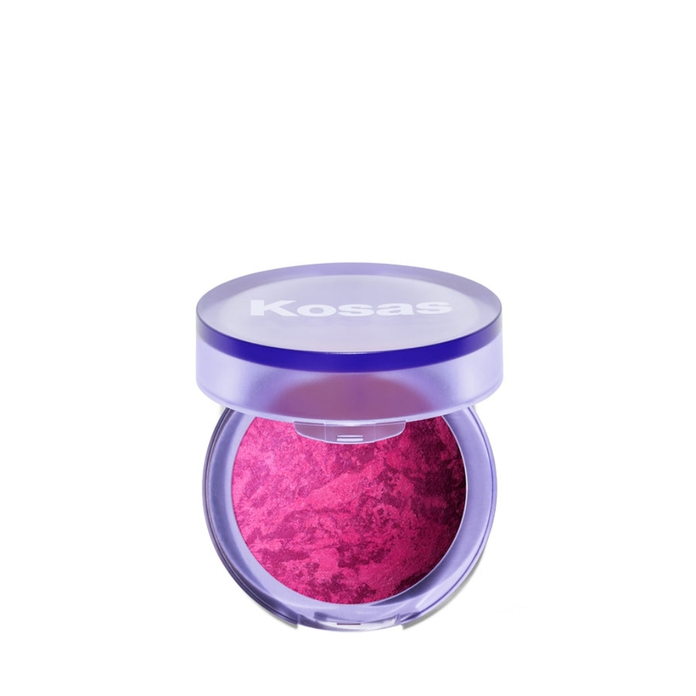 Kosas Blush Is Life Baked Dimensional + Brightening Blush Chills Cool Berry Bite